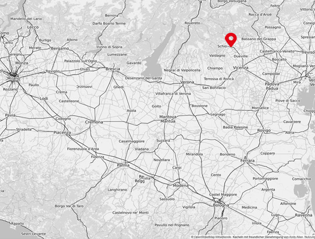 Map of location of BalTec Italia Srl.