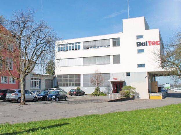 Oficina y producción de BalTec Suiza