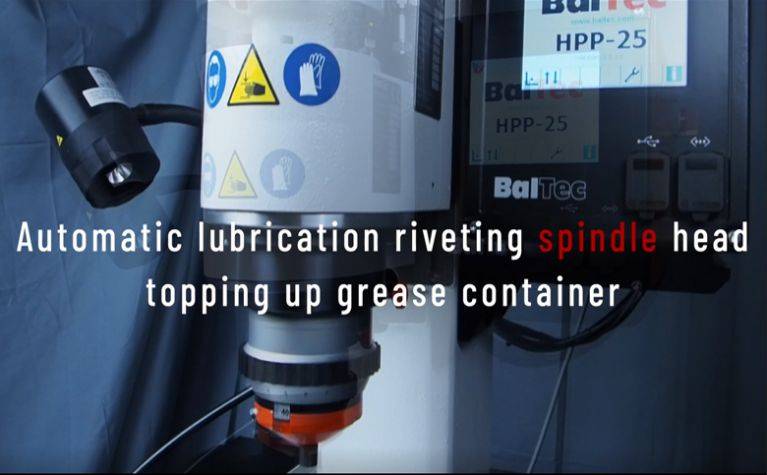 BalTec Tutorial for automatic grease lubrication of the spindle head