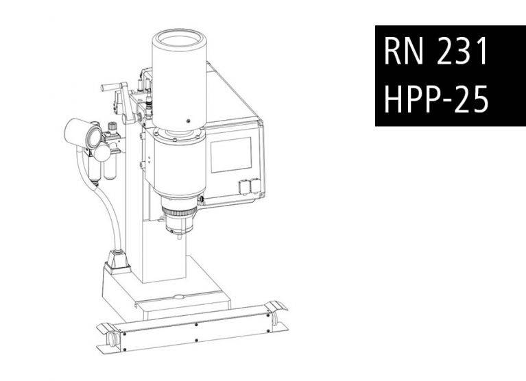 BalTec radial riveting machine model 231 with process control HPP-25